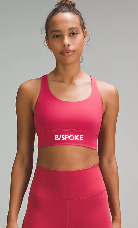 lululemon B SPOKE Energy Longline Bra Medium Support B D Cup 2024 D THE SHOP AT B SPOKE