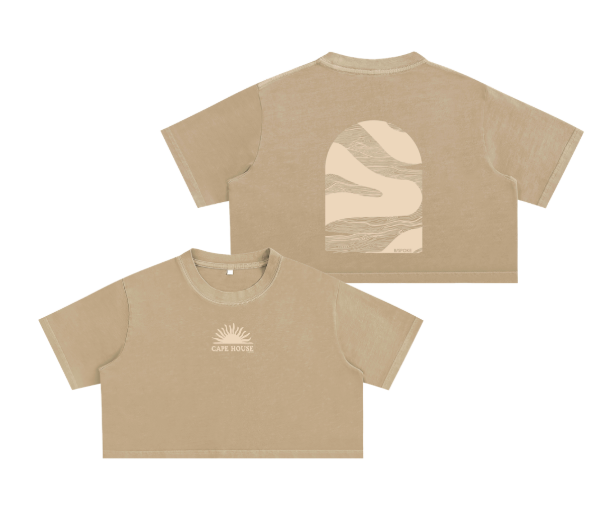 MAKING WAVES CROP TEE
